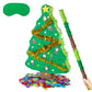 PCFING 21.6 Inch Christmas Tree Piata with 30 Inch Piata Stick Blindfold Confetti for Boy Girl Adults Xmas Party Game Decoration