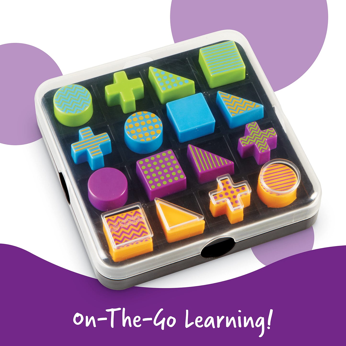 Learning Resources Mental Blox Go!, STEM, 30 Portable Problem Solving and Imaginative Games & Puzzles, Ages 5+, multi-color