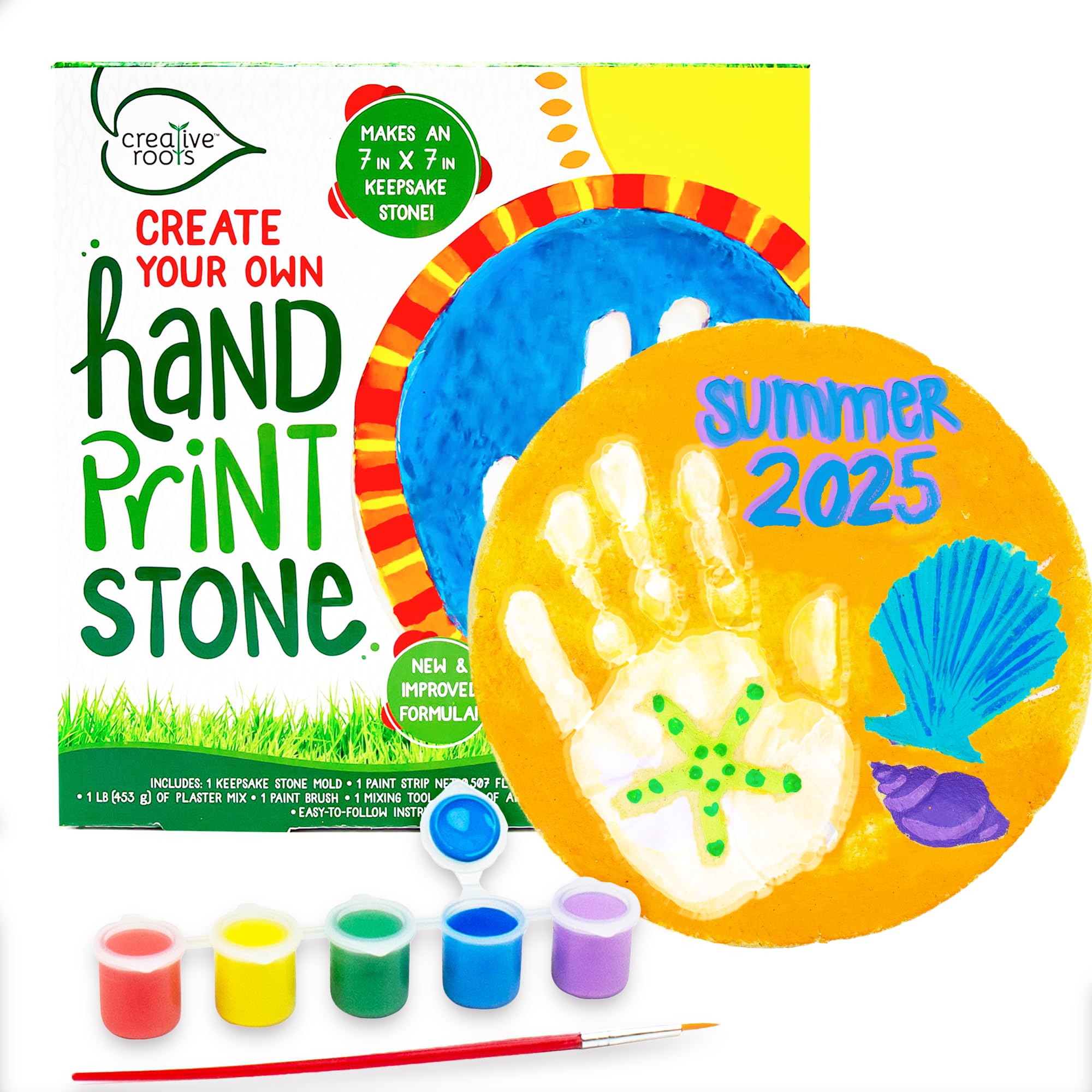 Creative Roots Create Your Own Handprint Stone by Horizon Group USA ...