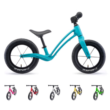 Hornit Airo Balance Bike For 18 Month Toddlers To 5 Year Old Kids, Super Lightweight Magnesium Alloy, No Pedal, Adjustable Seat, Rubber Tires