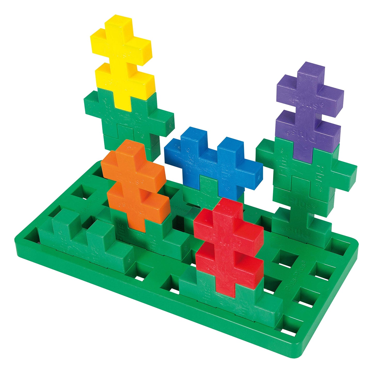 Plus Plus Big - Learn To Build Big Basic Color Mix, 60 Piece - Construction Building Stem/Steam Toy, Interlocking Large Puzzle B