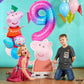 Katchon, Giant Galaxy 9 Balloon Number - 40 Inch | Pink Blue Number 9 Balloon | 9Th Birthday Decorations, Cloud 9 Birthday Decorations For Girls | 9 Birthday Balloon, Galaxy Number 9 Balloon For Girls