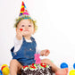 BBTO Half Birthday Candle - Pink Cake Topper, 2"x1.2"x0.4", Paraffin Wax for Baby's Half Year Celebration Decorations
