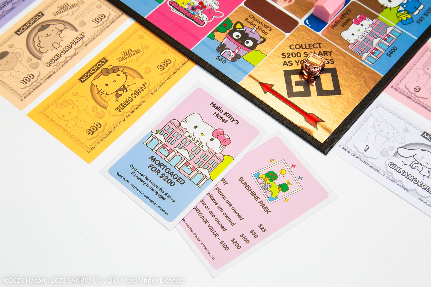 Monopoly: Hello Kitty and Friends enhanced | Officially-Licensed Hello Kitty Merchandise | Collectible Upgraded Rose Gold Finish on Tokens  Board and Box