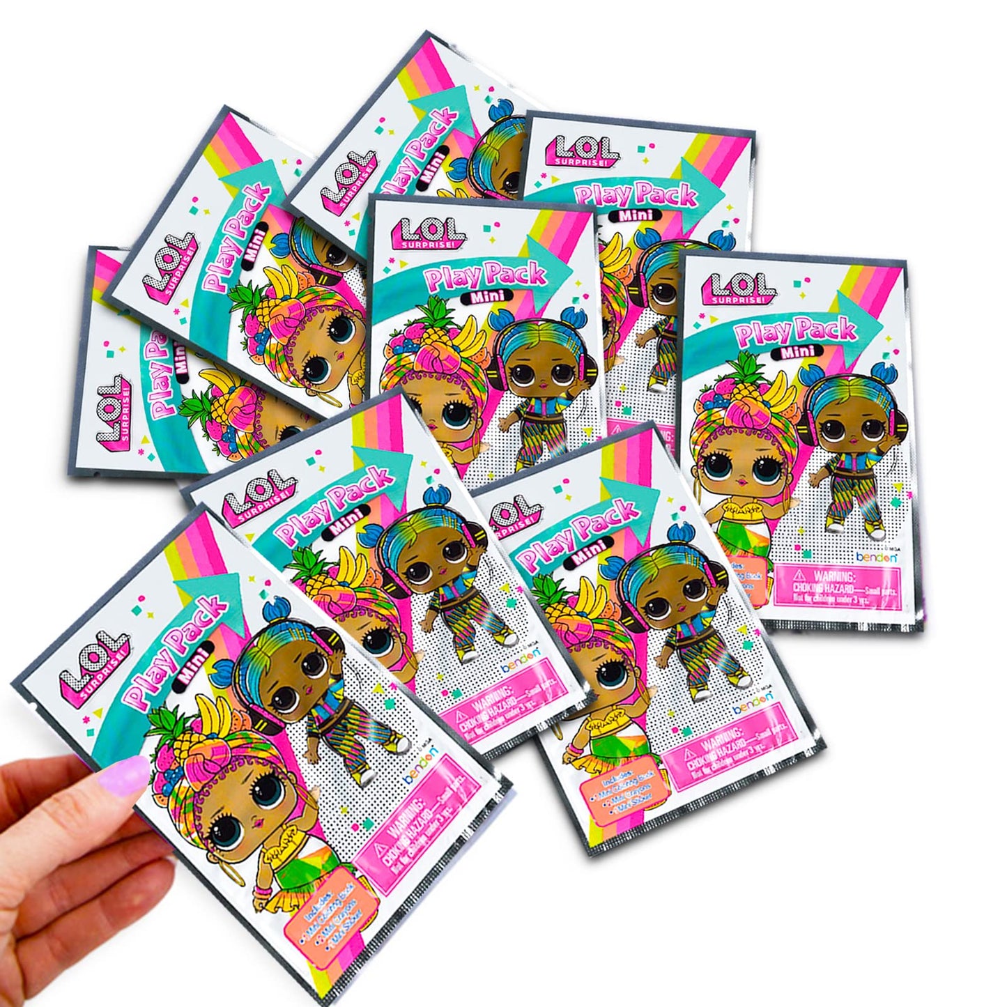 LOL Doll Mini Party Favor Set for Kids - 24 Grab n Go Play Packs with Coloring Pages & Stickers (Birthday Supplies)