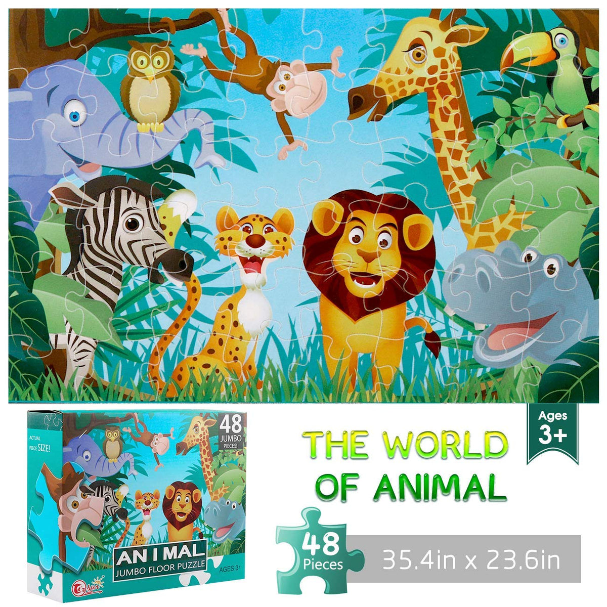 Educational Animal Kingdom Jigsaw Puzzle