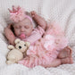 Ekokiz Reborn Baby Dolls Clothes Girl Pink Baby Clothes For Dolls 17-22 Inches Doll Outfits And Accessories For Realistic Newbor