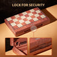 Magnetic Travel Chess Set 12 Inches Folding Chess Board With 2 Portable Bags For Pieces Storage, Gift For Kids Adults Chess Lovers And Learners