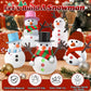 SpringFlower Stocking Stuffers Christmas Crafts for Kids, 12 Pack DIY Snowman Kit, Build a Snowman Kit Decorations Indoor, Air D