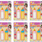 Ja-Ru Magic Baby Doll Bottles Milk Bottle And Juice Bottle, Great Baby Doll Accessories. Set With 2 Bottles. 701-6