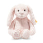 Steiff Soft Cuddly Friends My First Hoppie Rabbit 10'', Premium Stuffed Animal, Pink