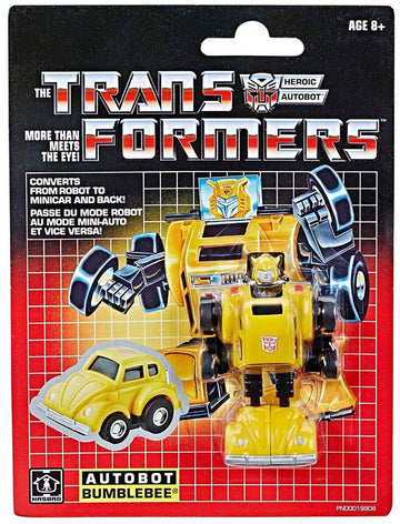 Transformers G1 Reissue Bumblebee Exclusives 3' Action Figure