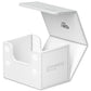 Ultimate Guard Sidewinder 100+, Deck Box For 100 Double-Sleeved Tcg Cards, White, Magnetic Closure & Microfiber Inner Lining For