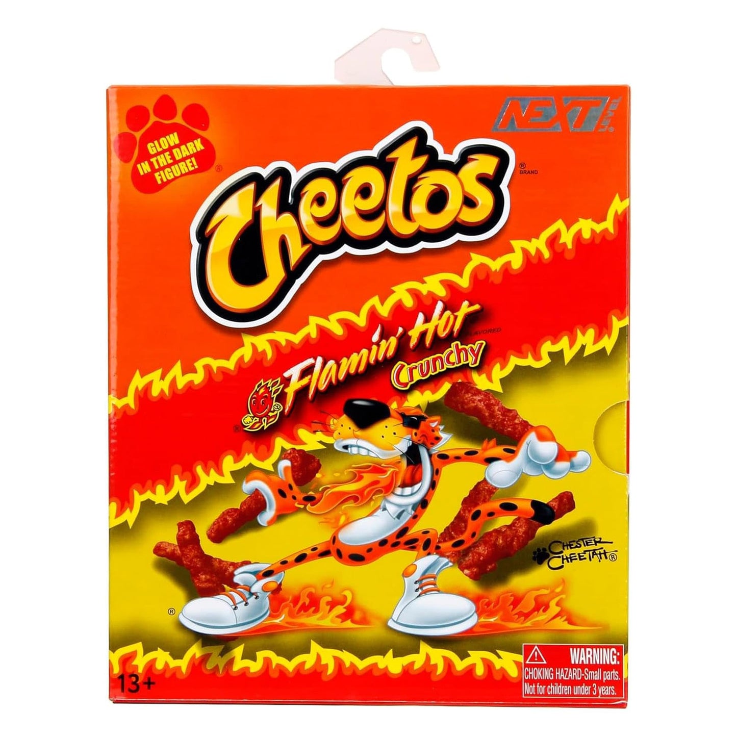Jada Toys Chester Cheetah Flamin' Hot Glow in The Dark Figure - One Size - Plastic