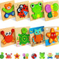 Toy Life 8 Pack Toddler Puzzles, Puzzles For Toddlers 2-4, Wooden Puzzles For Toddlers 1-3, Montessori Toys For 1 2 3+ Yrs Old Girl Boy, Baby Puzzle, Toddler Puzzles Ages 2-4 Educational Learning Toy