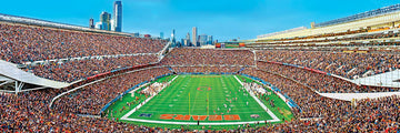 Masterpieces 1000 Piece Sports Jigsaw Puzzle - Nfl Chicago Bears Endzone View Panoramic - 13''X39''