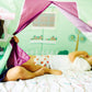 Pacific Play Tents 19600 Kids Cottage Bed Tent Playhouse - Twin Size