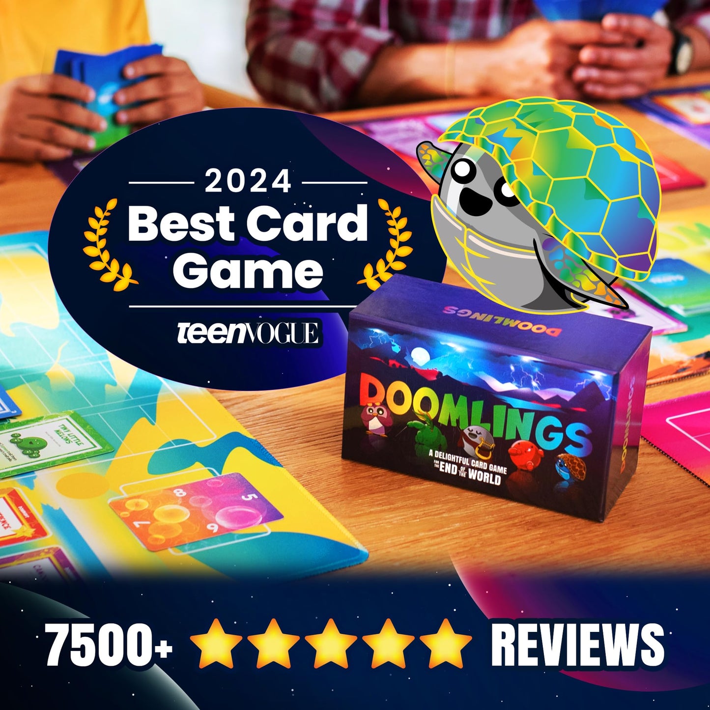 Doomlings - A Delightful Card Game For The End Of The World - Best New Strategy Card Game For Kids, Adults & Teens | 2-6 Players | Perfect For Families And Travel | Easy To Learn