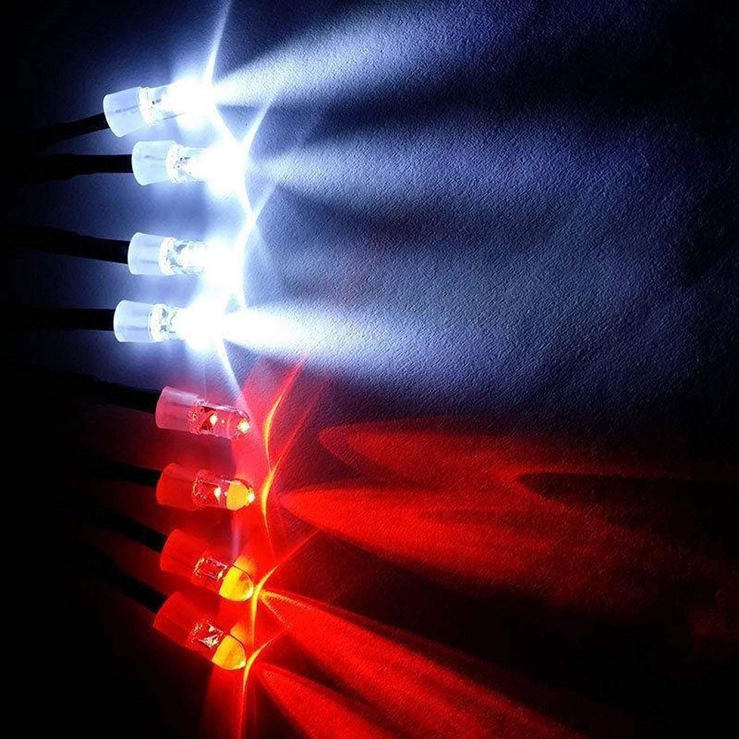 Hobbypower 8 LEDs LED Light Set Headlight Taillight for 1/10 RC Car Truck Crawler HSP Tamiya