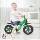 Kriddo Kids Balance Bike For 2-5 Years, With Front Light, Upgraded Tires For All Terrain, Upgraded Bearing For Smooth And Stable Riding, Front And Rear Fenders, Adjustable Seat, Green