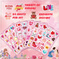 465Pcs Valentine Stickers - Valentines Stickers For Kids Love Stickers Kawaii Heart Stickers Valentine'S Day Theme Stickers Part