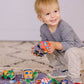 Melissa & Doug Take-Along Town Play Mat (19.25 x 14.25 inches) with 9 Soft Vehicles - with Storage Bag, Toy Vehicle Play Sets fo