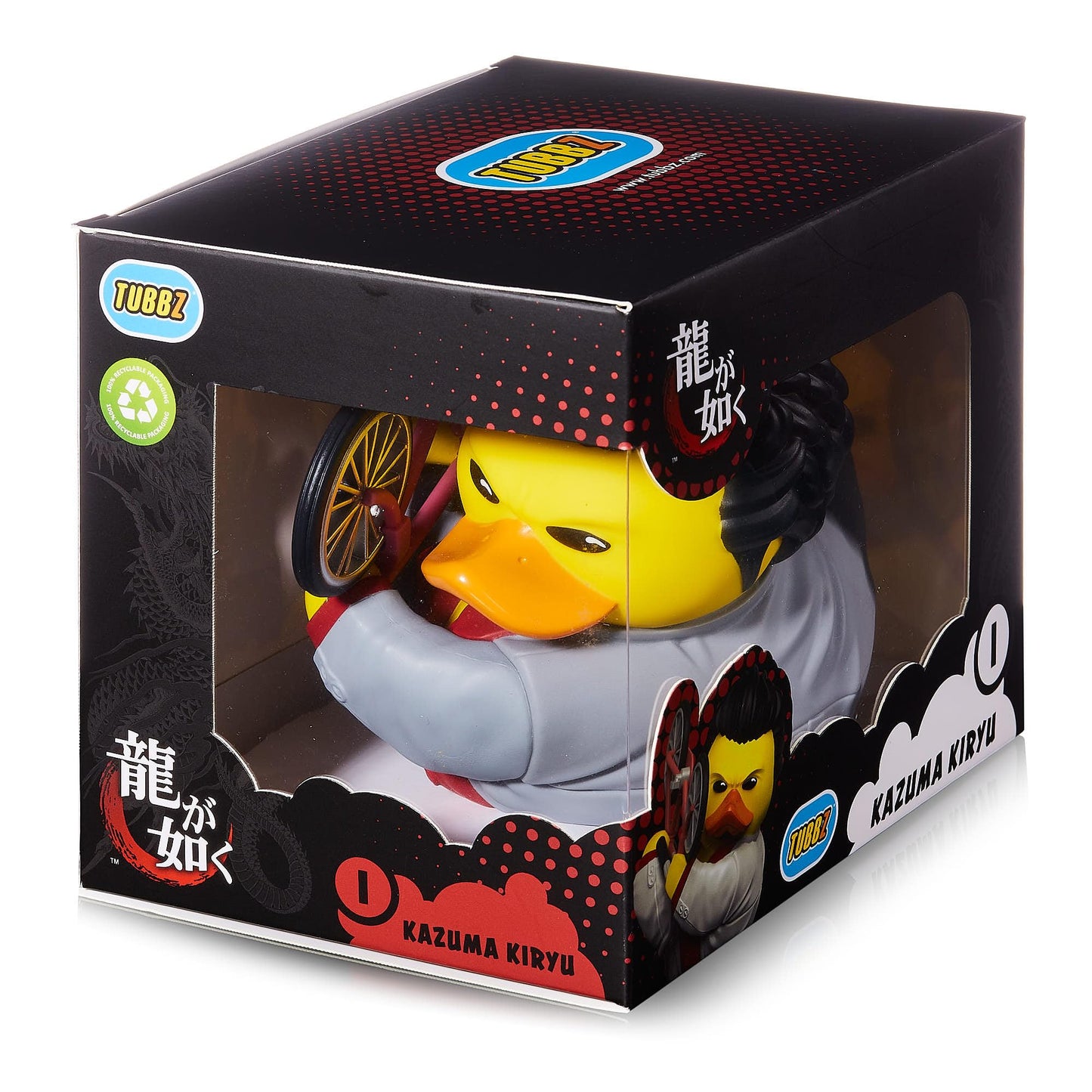 TUBBZ Yakuza Kazuma Kiryu Cosplaying Rubber Duck Vinyl Figure - Boxed Edition, Collectible Fun Toy