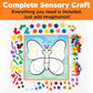 Creativity For Kids Sticky Wall Art: Butterfly - Toddler Sensory Toys, Crafts For Toddlers 3-4+