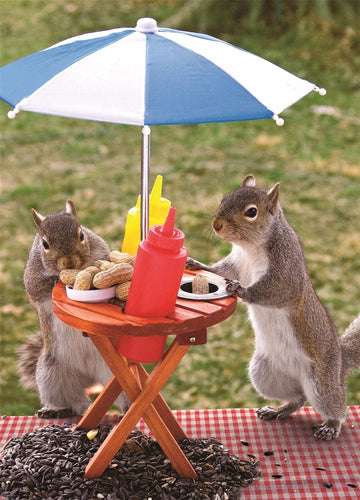 Springbok's 350 Piece Jigsaw Puzzle Squirrel Feeder - Made in USA