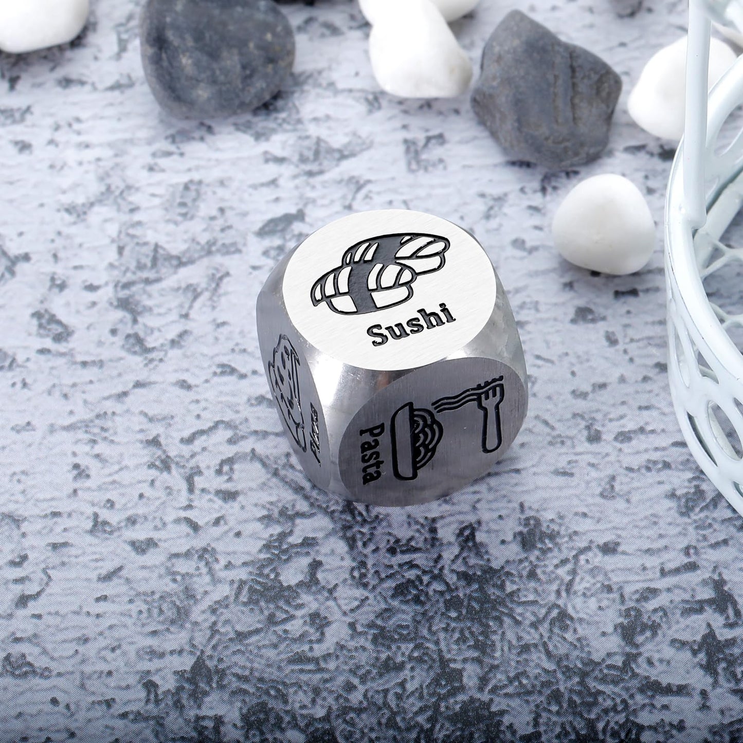 Valentines Day Anniversary Date Night Gifts Gifts for Boyfriend Girlfriend Husband Wife Food Decision Dice Decider for Him Her B