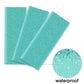 3 Pieces Teal And Silver Tablecloths For Happy Birthday Party Decoration Plastic Disposable Breakfast Blue Birthday Theme Table Covers For Girl Women Silver Glitter Birthday Party Supply, 54X108 Inch