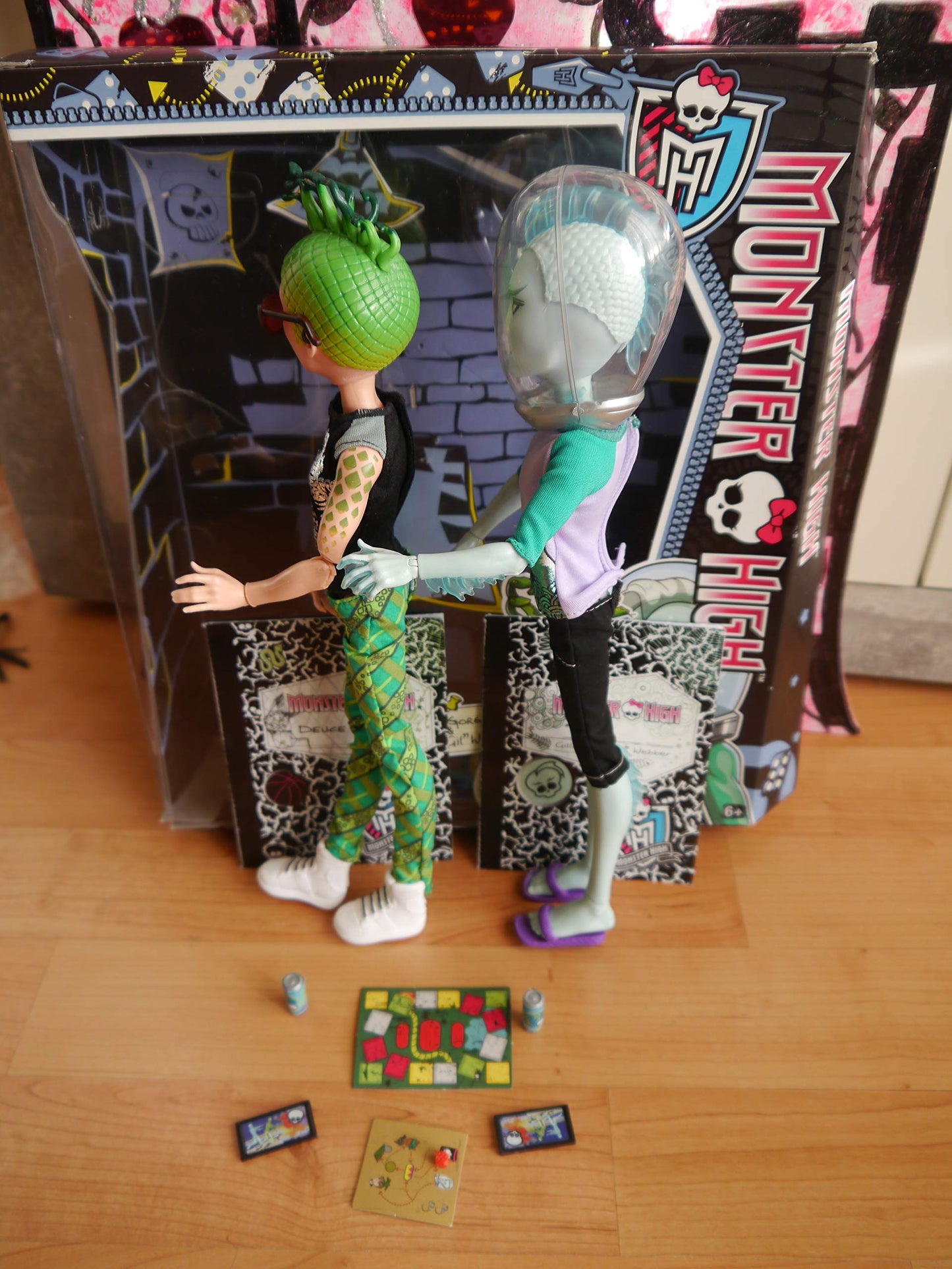 Monster High Mansters 2-Pack Gil Webber And Deuce Gorgon