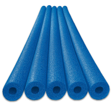 Oodles Of Noodles Deluxe Foam Pool Swim Noodles - 5 Pack Blue