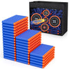 Pokiiulk 300 Darts Fits for Nerf advanced Blasters  Compatible with Disruptor  Strongarm etc. advanced Blasters  with a Target Fits for Nerf Blasters  Blue  0.4in