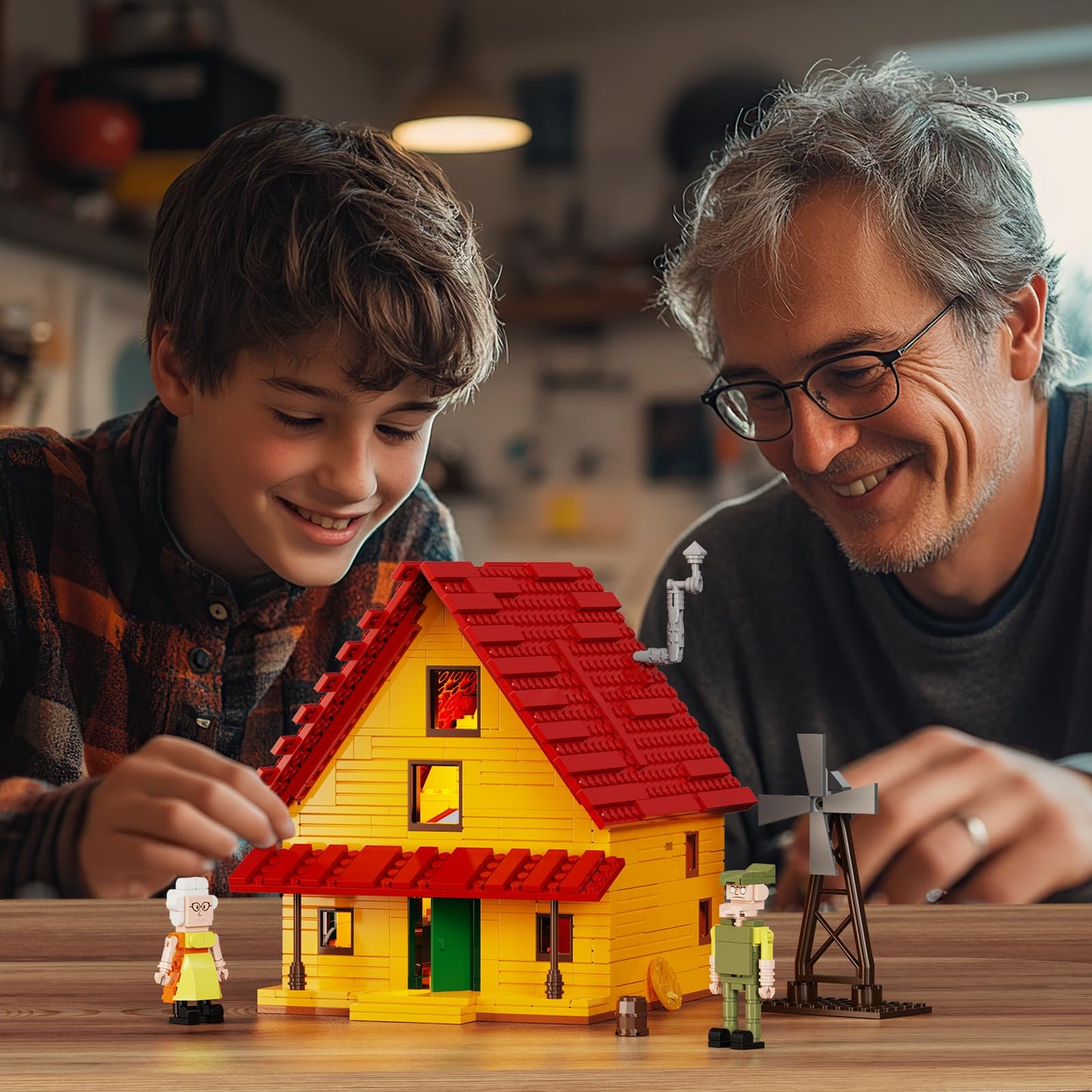 Cowardly Dog House Building Set, Courage Dog House Building Blocks Kit, Creative Toy Girls And Boys Ages 6+ (613 Pieces)