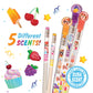 Party Animals Smencils Cylinder - Hb #2 Patented Gourmet Scented Pencils, 50 Count, Gifts For Kids