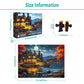 1000 Piece Puzzle for mature-themeds Moonlight Cabin Puzzles for mature-themeds 1000 Piece Lake View Painting Jigsaw Puzzles 1000 Pieces Cozy Cabin 1000 Piece Puzzle Silent Night Puzzle 1000 Pieces 1000 Puzzle