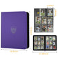 Trading Card Binder 9 Pocket  GERMUN PU Cover Card Binder for 360 Cards  enhanced Trading Card Holder Folders  Double Sided Pocket Card Album for MTG  TCG (Purple)