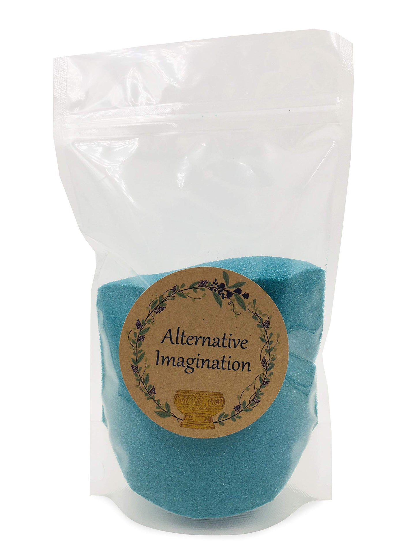 Teal Sand - Fine Sand for Zen Garden, Resin Incense Burner, Smudge Bowl, Ritual Incense, Cast Iron Cauldron, Unity Ceremony, Sen