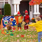 Thanksgiving Bean Bag Toss Games For Kids, Football Turkey Double-Sided Collapsible Cornhole Board Thanksgiving Games Toys For B