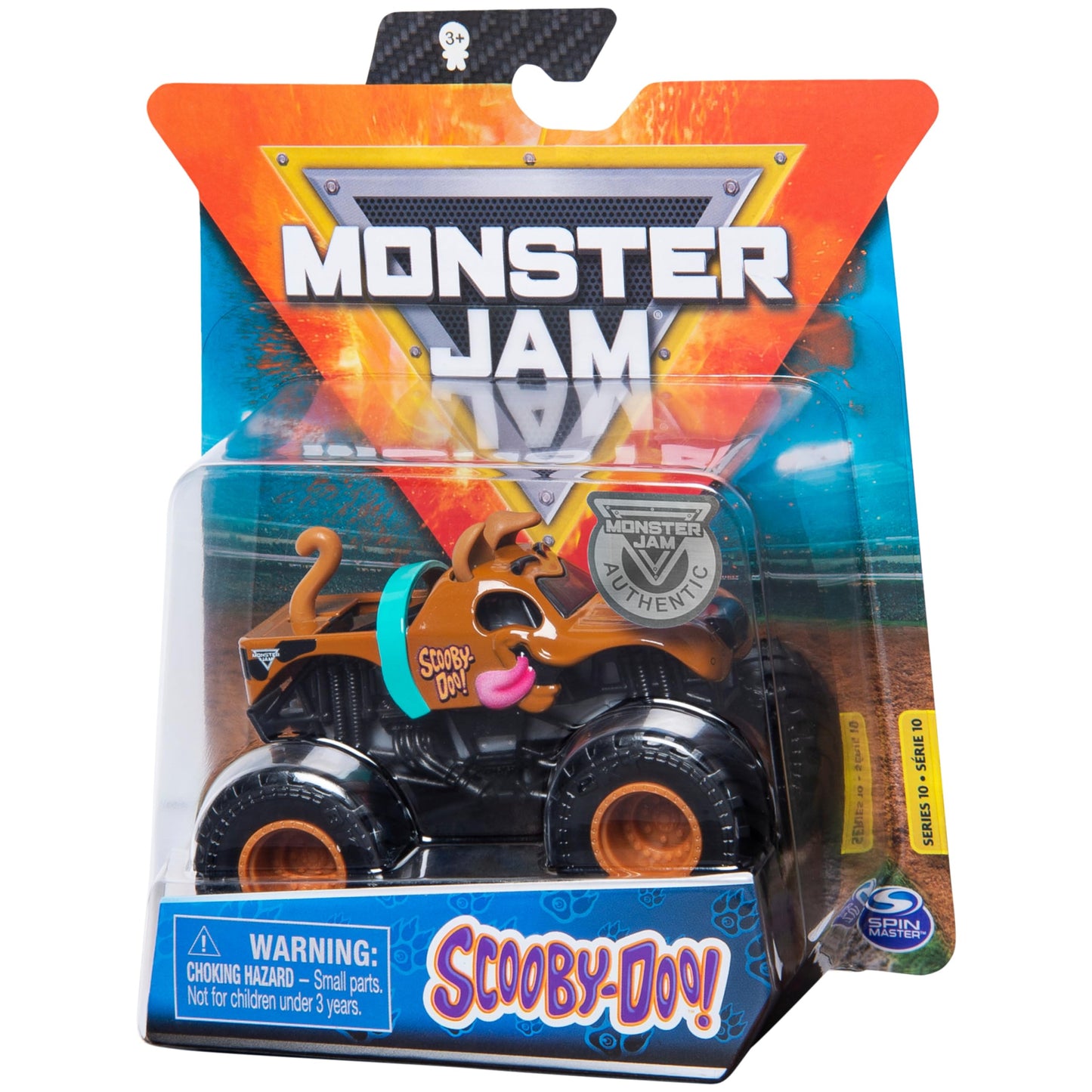 Monster Jam Scooby Doo Die-Cast Vehicle, 1:64 Scale, Plastic, Ruff Crowd Series