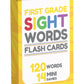 Sight Words Flash Cards 1St Grade - 120 High Frequency Words From Dolch'S And Fry'S Sight Word List For First Grade Ages 6-7 Yea