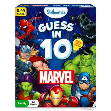 Skillmatics Guess In 10 Marvel, Easter Basket Stuffers, Card Game For Boys, Girls, Teens, Adults Who Love Avengers, Spiderman, Iron Man, Travel Game, Gifts For Ages 8, 9, 10 And Up