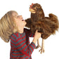 Folkmanis Hen Hand Puppet, Brown