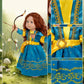 18 Inch Doll Clothes Accessories, 6Pcs Princess Costume Set With Crown Fits For 18 Inch Girl Dolls, Gift For Girl Christmas Birt
