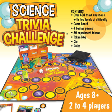 Mindware Science Trivia Challenge Game - Educational & Fun Game For Families & Kids Ages 7 & Up