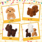 Hydren 30 Pcs Puppy Dogs Stuffed Animals Bulk Mini Dog Plush Soft Puppy Fluffy Stuffed Animal Dog For Kids Baby Girls Boys Birth