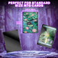 Mtg Card Sleeves 100Ct (Bloomburrow Black Lotus Pool), Matte Art Card Sleeves, Matte Back & Clear Front, 66X92Mm