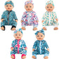 Sotogo 5 Sets Doll Clothes Outfits Jumpsuits With 5 Headbands For 14 To 17 Inch New Born Baby Doll, 15 Inch Baby Doll And American 18 Inch Doll Clothes And Accessories