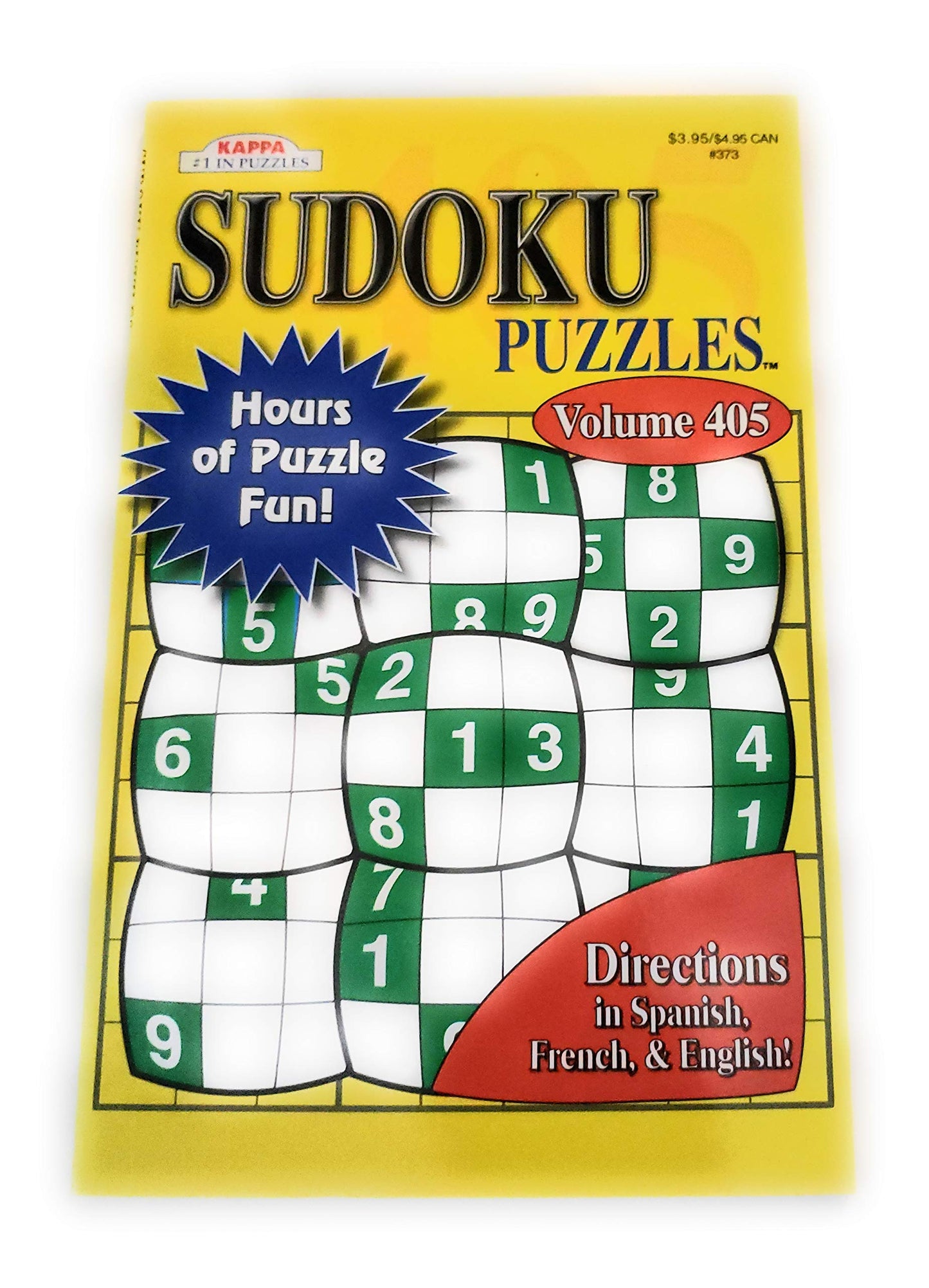 Kappa Sudoku Puzzles Volumes Vary See Sellers For Vol #(Directions In Spanish, French & English)